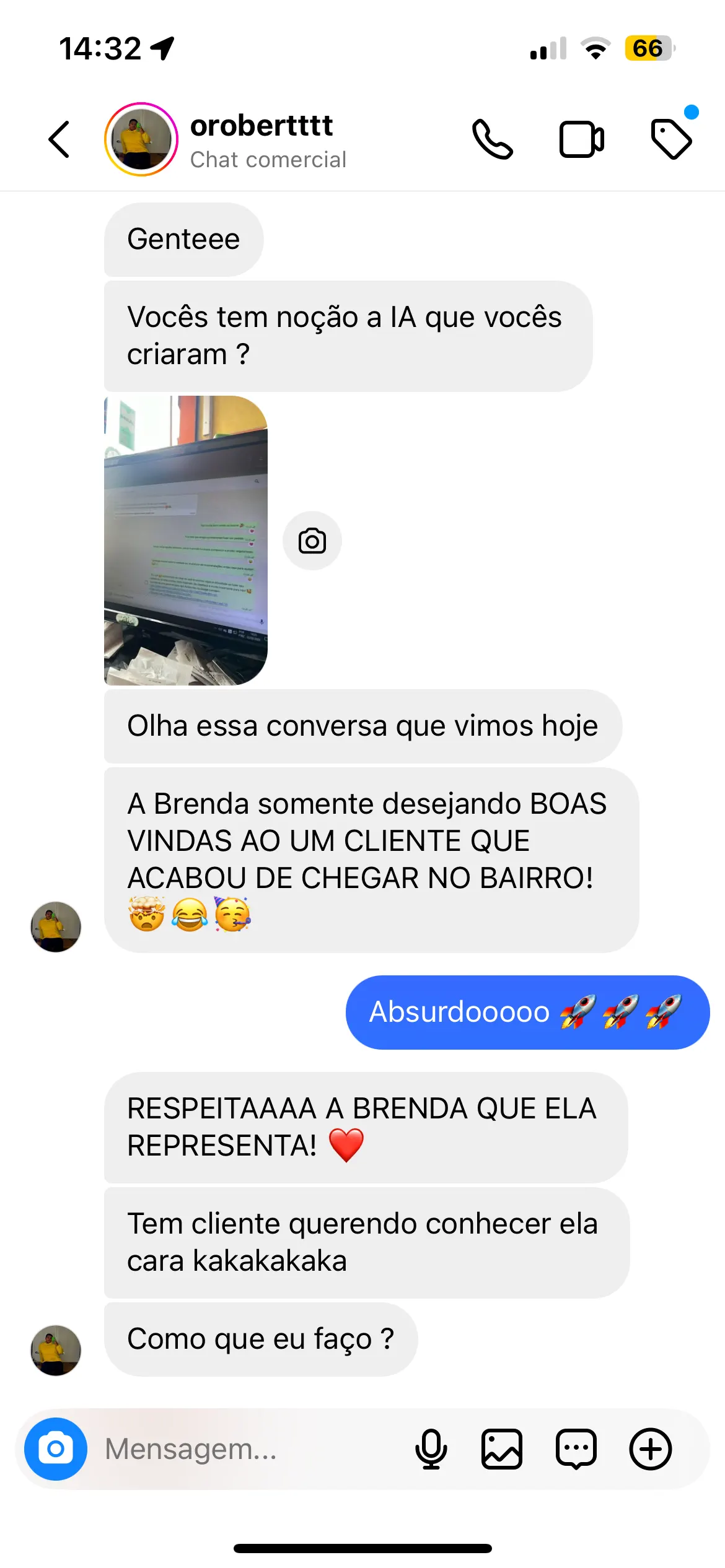 Depoimento de restaurante que vende pelo WhatsApp